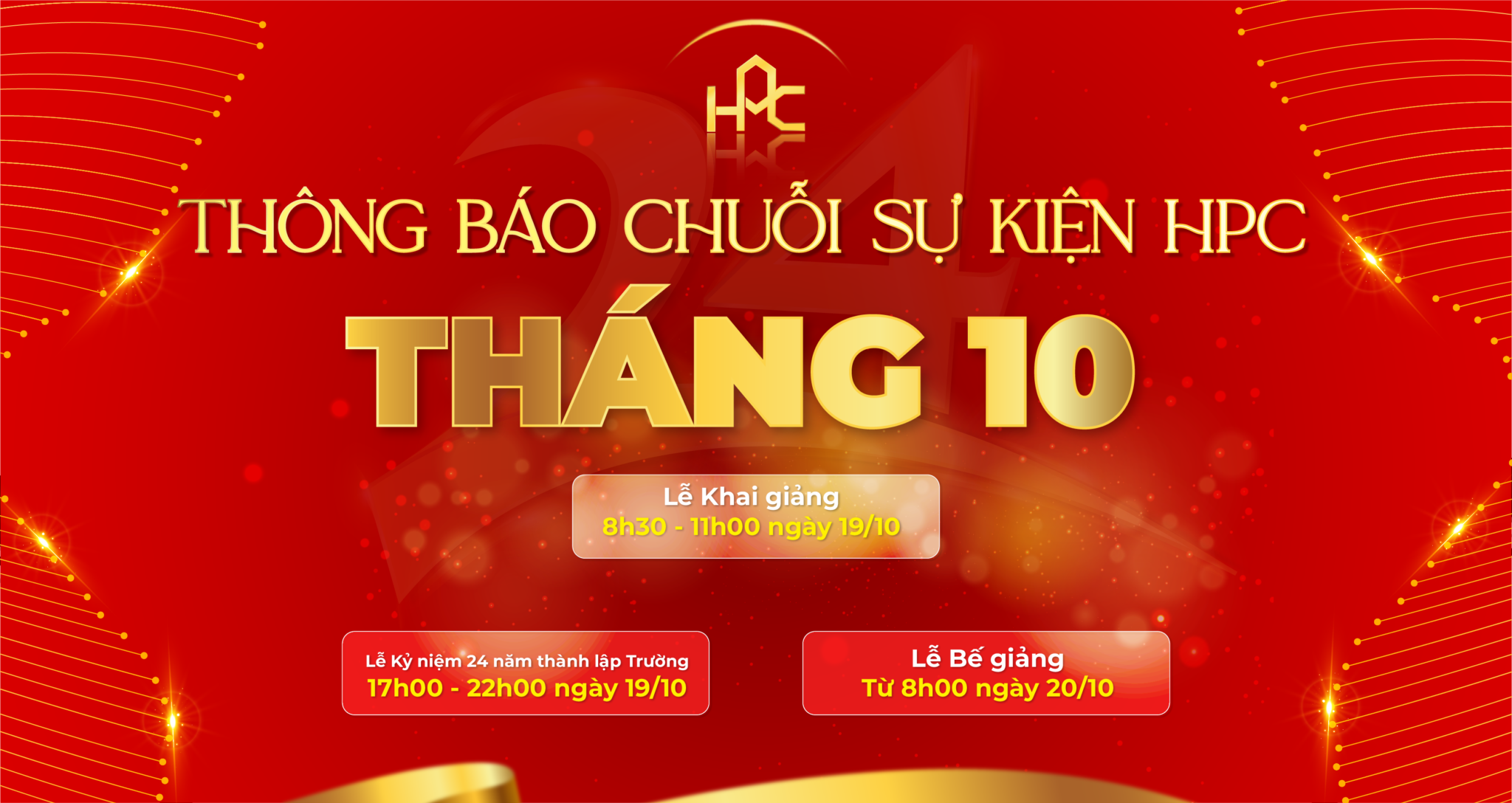 sự kiện tháng 10 HPC
