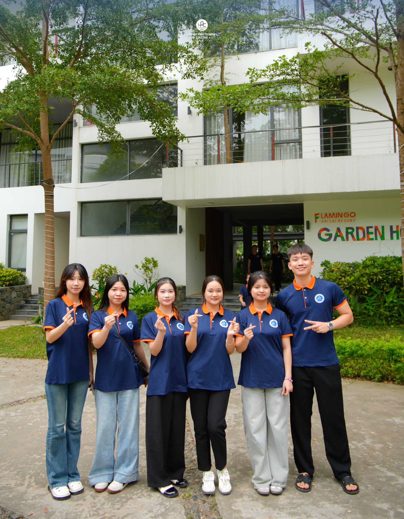 Sinh viên Khoa Du lịch Khách sạn HPC đi thực tập tại Flamingo Đại Lải